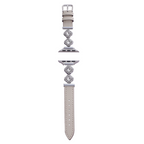 Williane Skiva Clover Bling Strap Stainless Steel Metal Apple Watch Strap