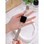 Williane Skiva Clover Bling Strap Stainless Steel Metal Apple Watch Strap