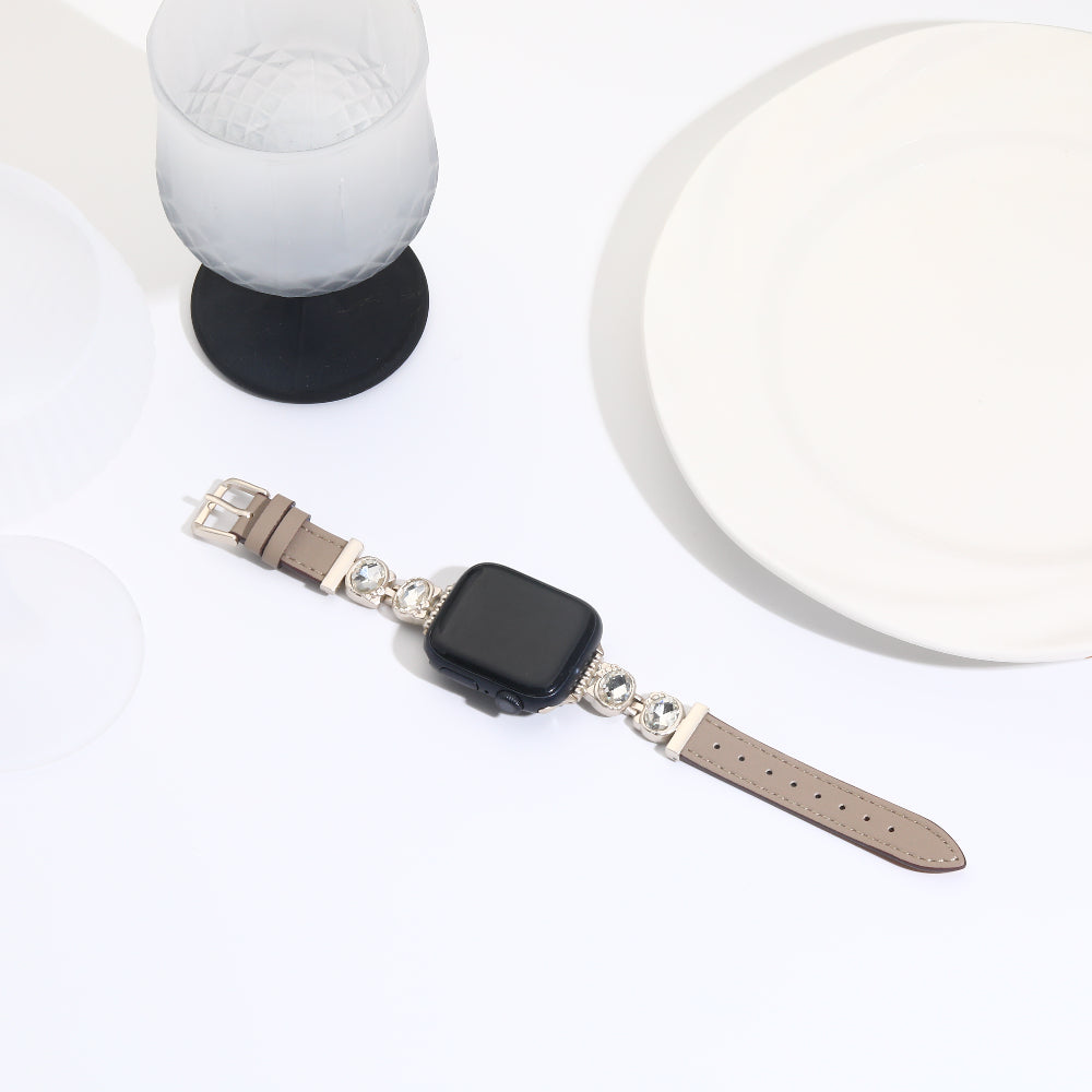 Williane Skiva Double-loop Diamond Belt Apple Watch Strap