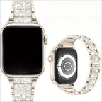 Williane Skiva Three-Bead Full Rhinestone Apple Watch Strap