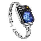 Williane Skiva D-Shaped Bracelet Strap Stainless Steel Apple Watch Strap