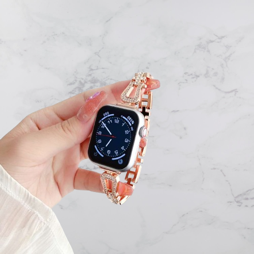 Williane Skiva Diamond horseshoe buckle  Apple Watch Strap
