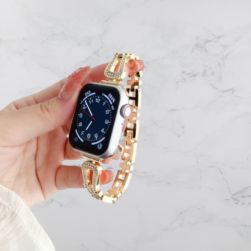Williane Skiva Diamond horseshoe buckle  Apple Watch Strap